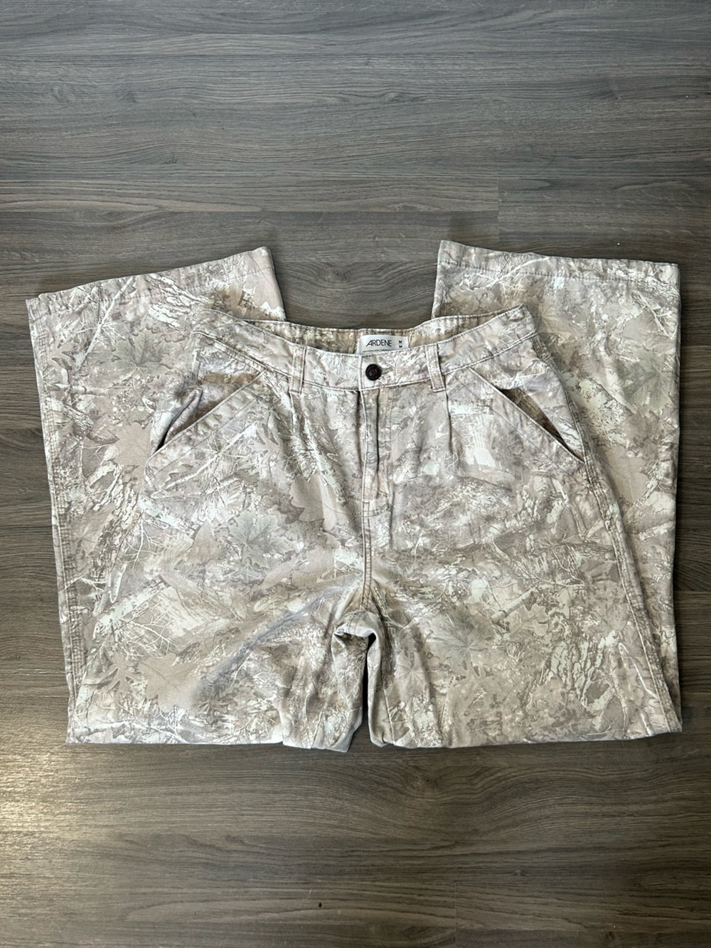 Men’s Beige Neutral Realtree Camo Baggy Slouchy Pants